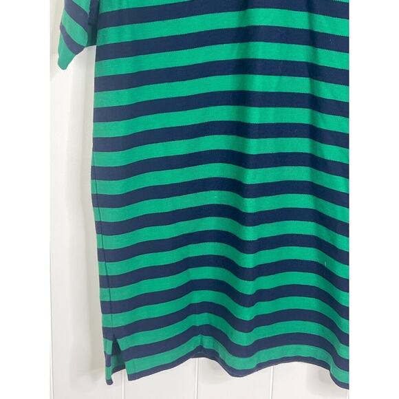 Men's Lauren Ralph Lauren NWT Navy and Green Striped Short Sleeve Polo SZ M - Picture 3 of 5